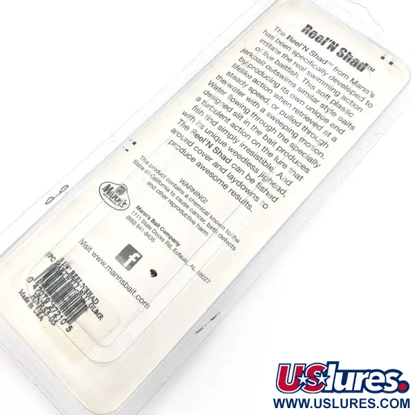 Mann's Reel'N Shad, Hartwell-Blue Glmr, 13.3 cm, Vinilo #22218