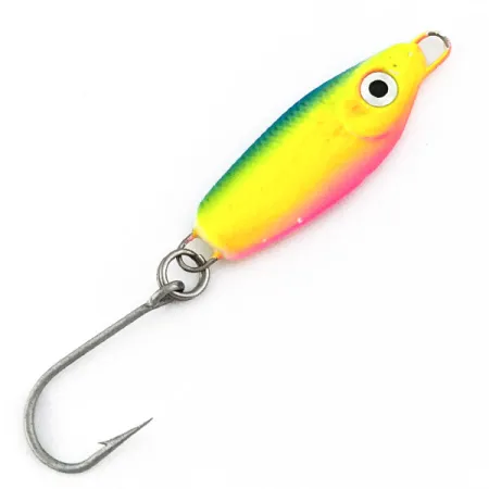 Luhr Jensen Crippled Herring, 5g Amarillo/Rojo/Verde, Jig #22272