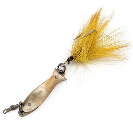 Red Abalone Pearl Minnow, 3/32oz Nácar, Cucharilla de pesca #22318