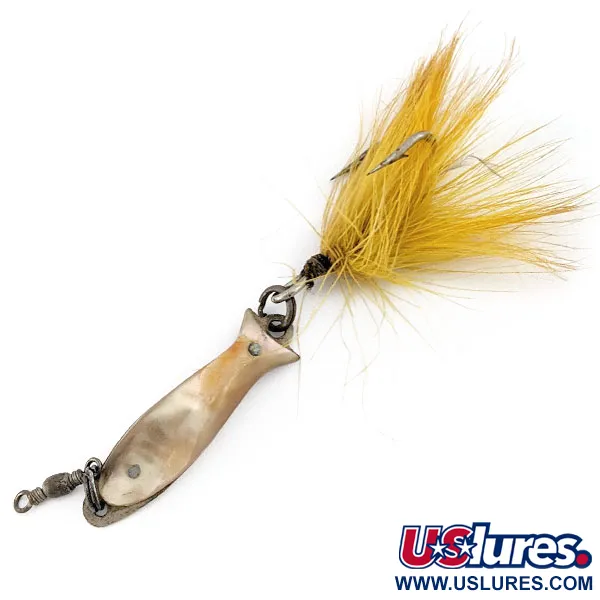 Red Abalone Pearl Minnow, 3/32oz Nácar, Cucharilla de pesca #22318