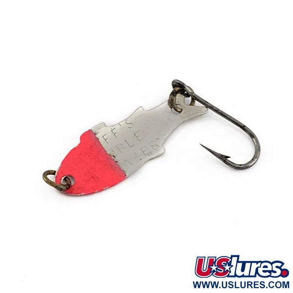 Shoff's Triple Teazer, 1.1g, Níquel/Rojo, Cucharilla #22327