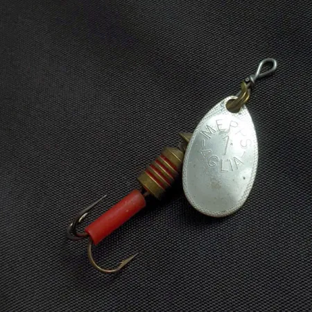 Mepps Aglia 1, Plateado, 3,5g, Cucharilla Giratoria #22331