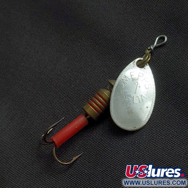 Mepps Aglia 1, Plateado, 3,5g, Cucharilla Giratoria #22331