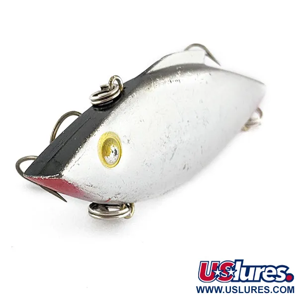 Bill Lewis Rat-L-Trap, 1/2oz Chrome Black Back, Crankbait Lipless #22346