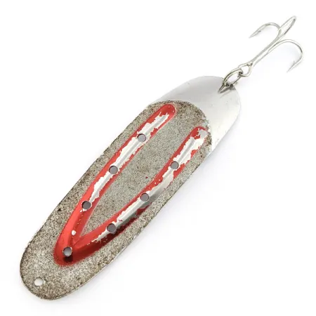 Great Lakes Lures Charger №3, 21g níquel/rojo/purpurina, Cuchara de pesca #22425