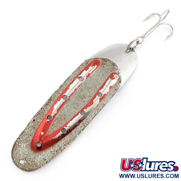 Great Lakes Lures Charger №3, 21g níquel/rojo/purpurina, Cuchara de pesca #22425
