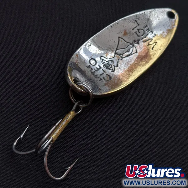 Seneca Little Cleo (Hula Girl), 18g níquel/oro, cucharilla de pesca #22426
