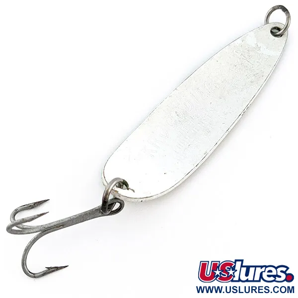 Luhr Jensen Krocodile #5, 21g Verde/Blanco Luminiscente, Cucharilla #22433