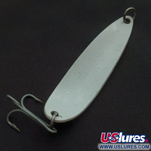 Luhr Jensen Krocodile #5, 21g Verde/Blanco Luminiscente, Cucharilla #22433