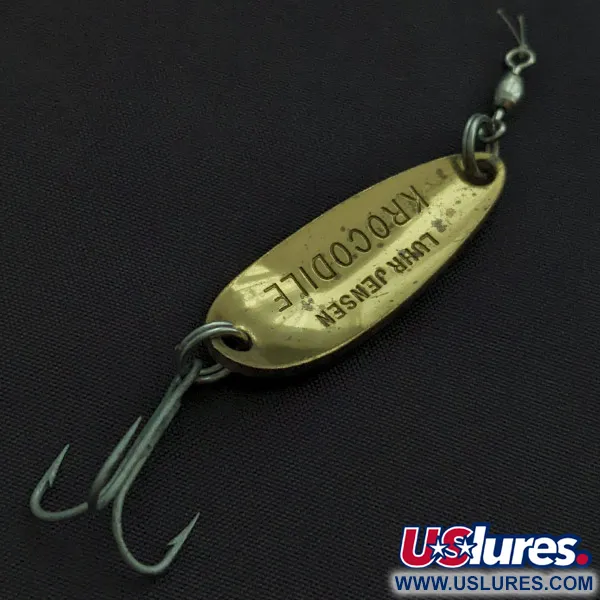 Luhr Jensen Krocodile, 9g Latón/Brown Trout, Cuchara #22434