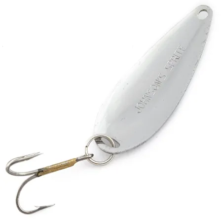 Johnson Sprite, 10g (1/3 oz) níquel, cucharilla de pesca #22446