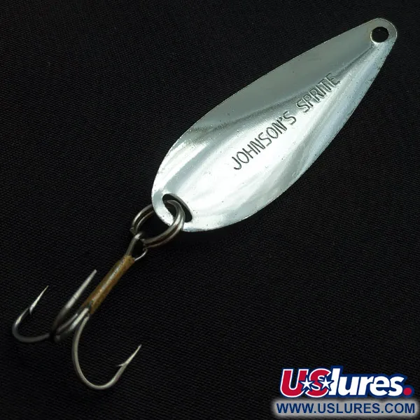 Johnson Sprite, 10g (1/3 oz) níquel, cucharilla de pesca #22446