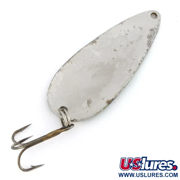 Worth Chippewa Steel, 1/2oz, níquel/blanco/verde, Cuchara #22535