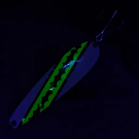 Hicks Tackle, 8,5g Blanco/Holográfico, Cucharilla #22568