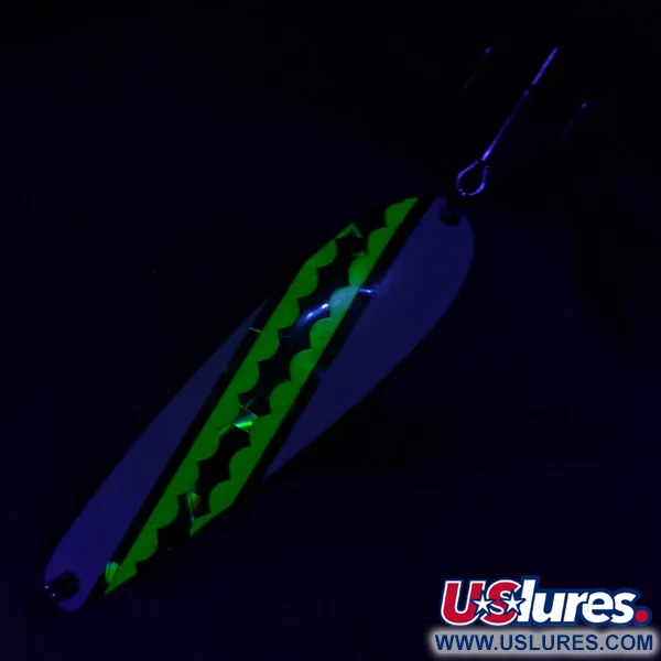 Hicks Tackle, 8,5g Blanco/Holográfico, Cucharilla #22568