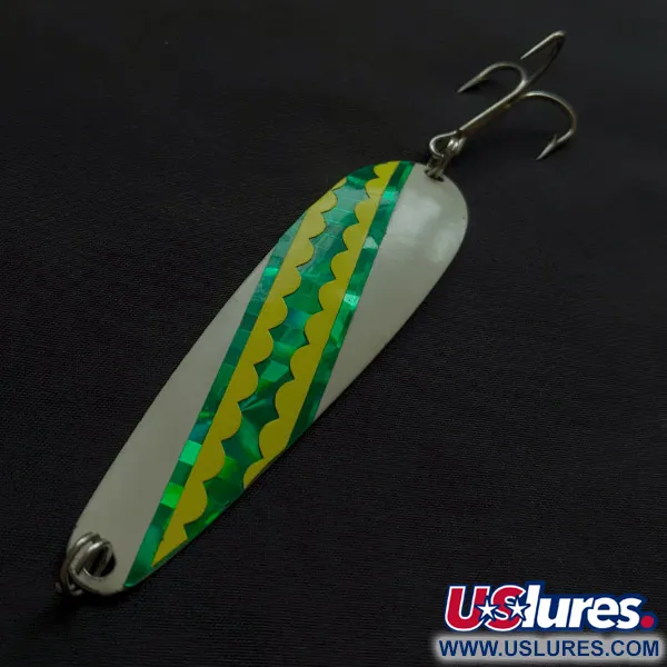 Hicks Tackle, 8,5g Blanco/Holográfico, Cucharilla #22568
