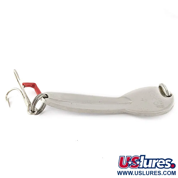 Glen Evans Loco 4, 45g Cromo Plata, Cucharilla de Lanzado #22600