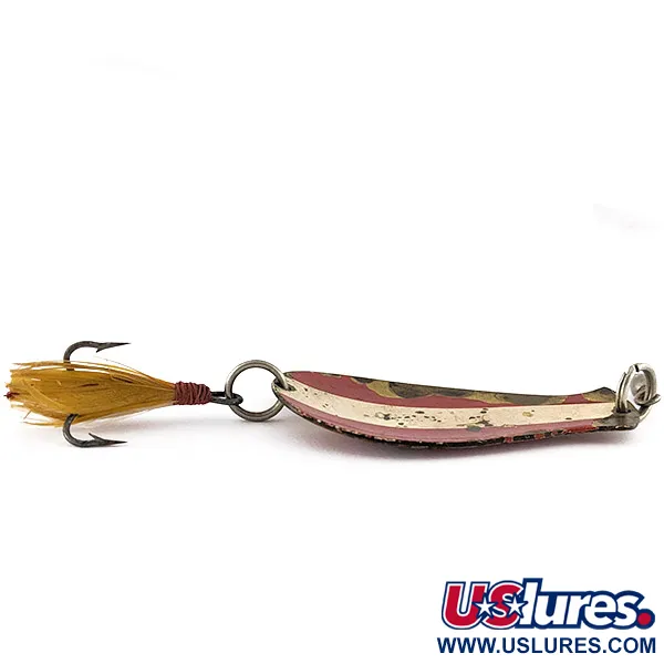 South Bend Spoon-Oreno, 14g rojo/blanco/latón, Cucharilla #22603