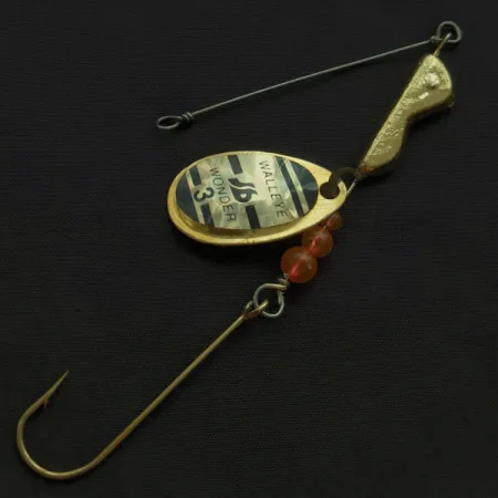 South Bend Walleye Wonder 3, Oro, 14g, Spinnerbait #22629