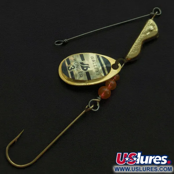 South Bend Walleye Wonder 3, Oro, 14g, Spinnerbait #22629