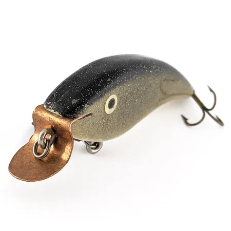 Hand-made Handcrafted Crankbait, Madera, 14g, Olive Gold, Señuelo #22640