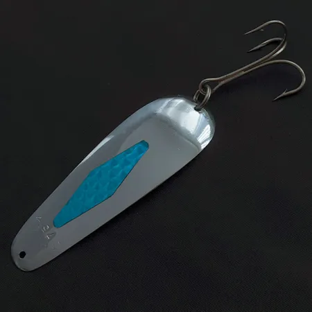 Miller ITHACA 75, 10g, níquel/azul, cuchara de curricán #22642