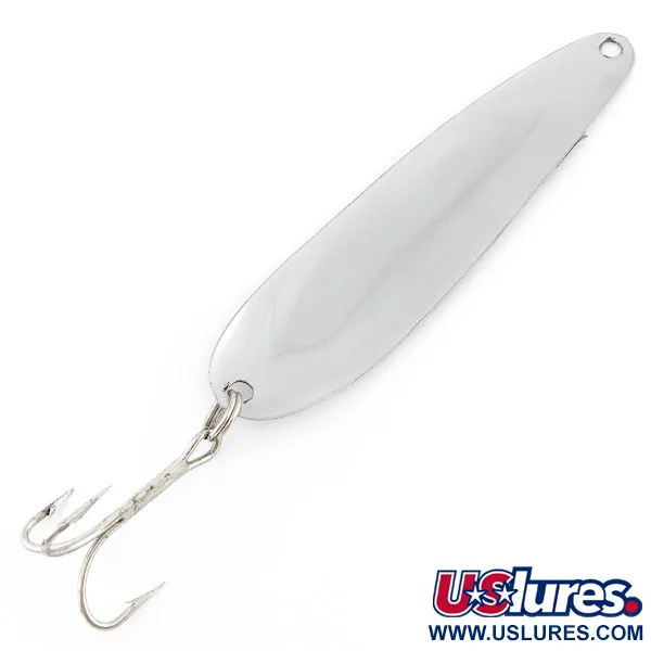 Hicks Tackle Trolling Spoon, 8g, níquel/holograma, cucharilla #22675