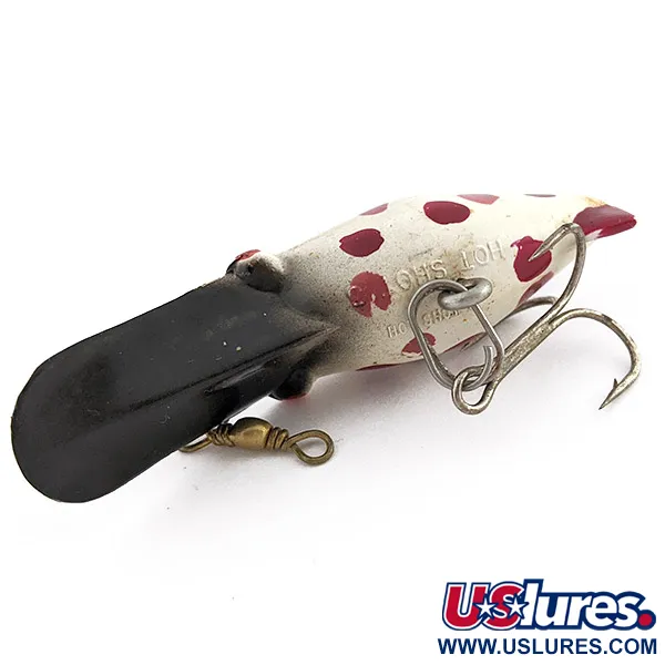Luhr Jensen Hot Shot - 3, 5.5g, blanco/rojo/negro, señuelo de pesca #22702