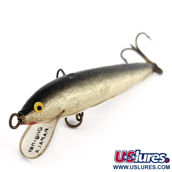 Rapala Original Floater F9, Plateado (S) 4g 9cm, Señuelo Flotante #22761