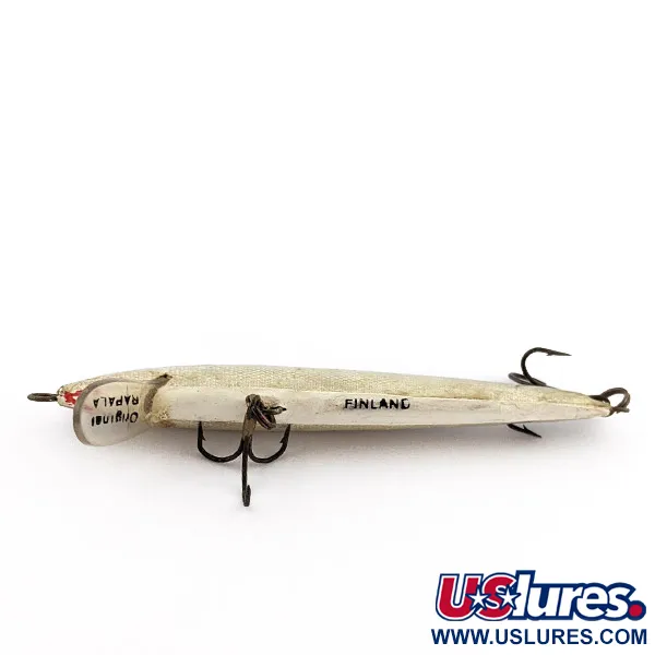 Rapala Original Floater F9, Plateado (S) 4g 9cm, Señuelo Flotante #22761