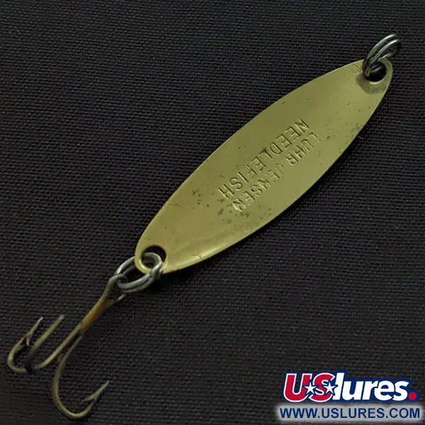 Luhr Jensen Needlefish 1, 2 g, Plateado y Rojo, Cucharilla de Curricán #22768
