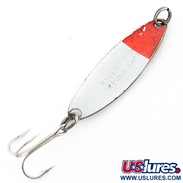 Luhr Jensen Needlefish 1, 2g, Blanco/Rojo UV, Cucharilla de Curricán #22809
