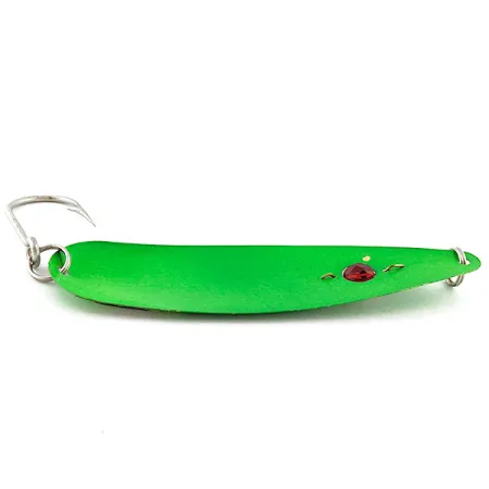 Red Eye Lures Evil Eye, 18g UV Verde/Ojo Rojo, Cucharilla #22829