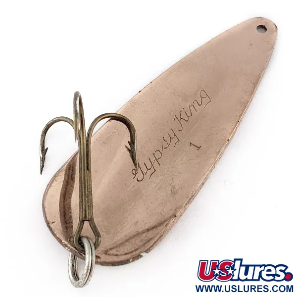 Weller Gypsy King 1, 17g Rojo/Blanco/Cobre, Cuchara de Pesca #22831