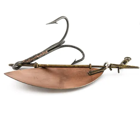 Pflueger Muskill 12, 45g, Níquel/Cobre, Cucharilla Giratoria #22844