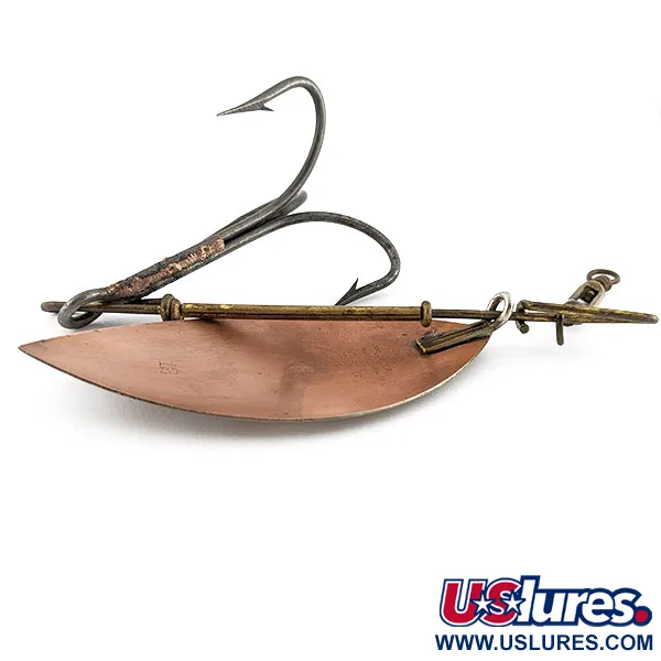 Pflueger Muskill 12, 45g, Níquel/Cobre, Cucharilla Giratoria #22844