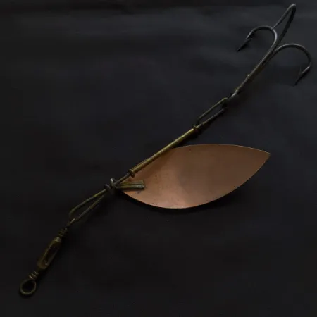 Pflueger Muskill 12, 45g, Níquel/Cobre, Cucharilla Giratoria #22844