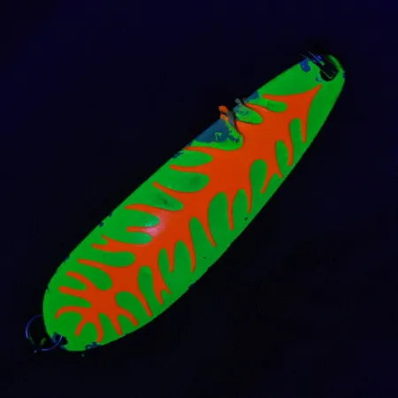 The Producers Hookster Totem #4 UV, 8g blanco/amarillo/naranja UV, Cucharilla #22846