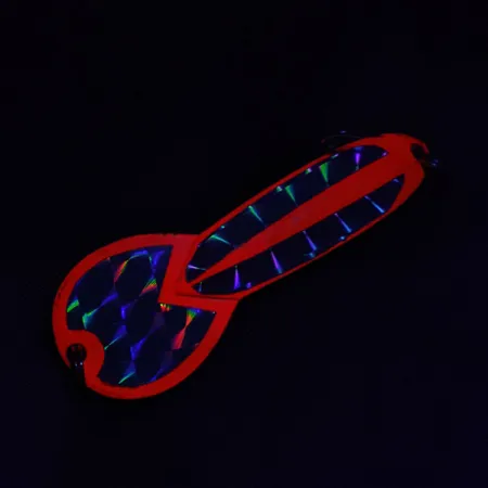 Glen Evans Loco 3, Naranja y Plata Prismática, 1/4 oz, Cucharilla #22900