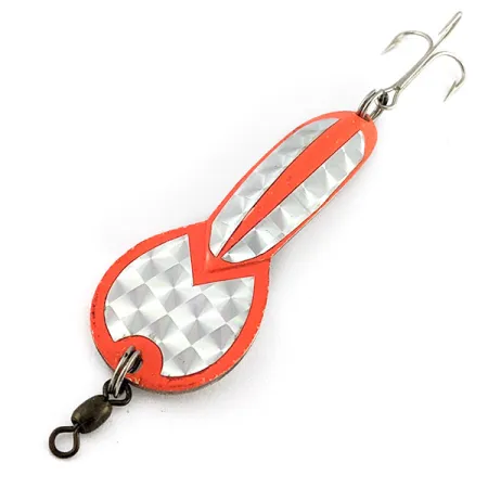 Glen Evans Loco 3, Naranja y Plata Prismática, 1/4 oz, Cucharilla #22900