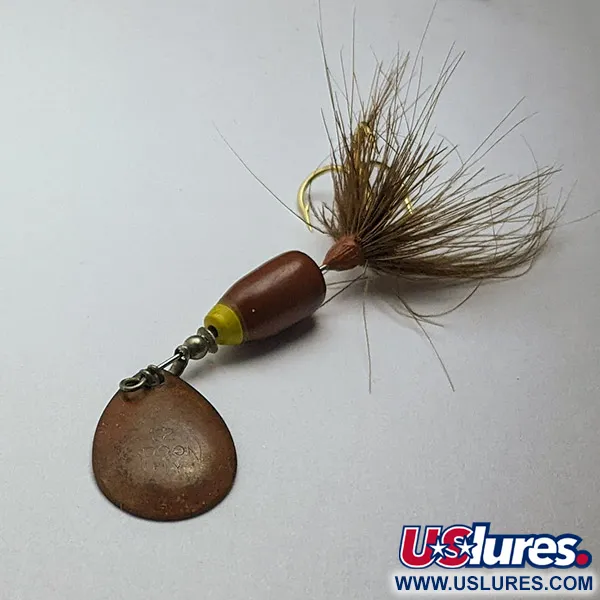 Yakima Bait Wordens Spoon Fly 12, 1,1g marrón, cucharilla con mosca #22907