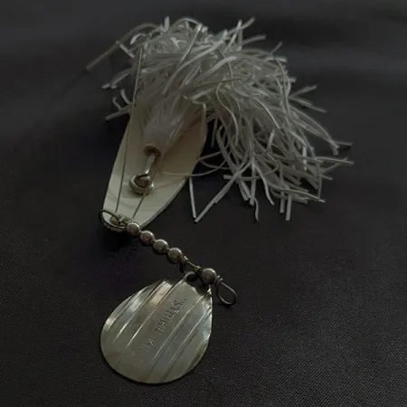 Strike King Timber Spin, 14g (1/2 oz), Pearl, Spinnerbait #22948