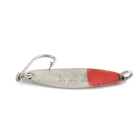 Luhr Jensen Needlefish 1, 2g níquel/rojo, cucharilla de curricán #22969