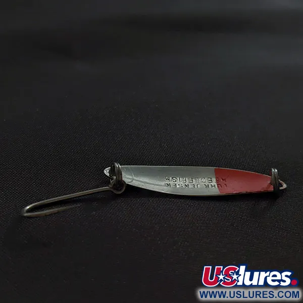 Luhr Jensen Needlefish 1, 2g níquel/rojo, cucharilla de curricán #22969