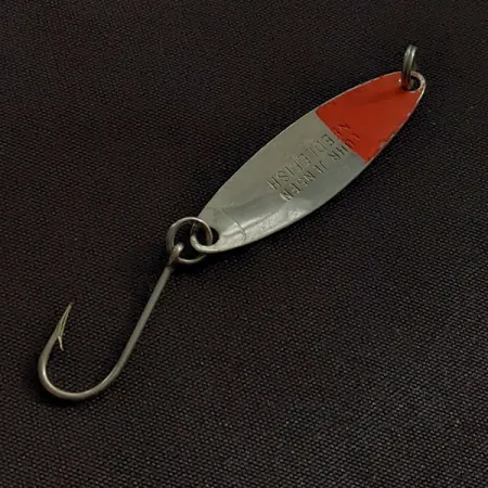 Luhr Jensen Needlefish 1, 2g níquel/rojo, cucharilla de curricán #22969
