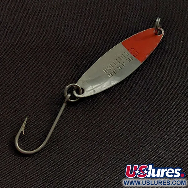 Luhr Jensen Needlefish 1, 2g níquel/rojo, cucharilla de curricán #22969