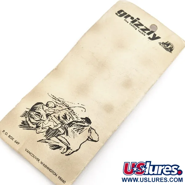 Andy Reekers Grizzly, 3/16oz Rojo/Blanco Glow, Cucharilla #22974