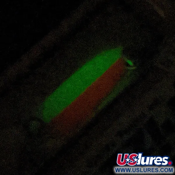 Andy Reekers Grizzly, 3/16oz Rojo/Blanco Glow, Cucharilla #22974