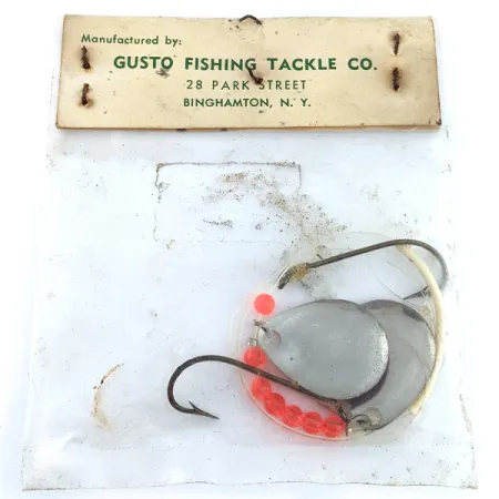 Gusto Dixie, 1/16oz (2g) rojo/amarillo, cucharilla #22975