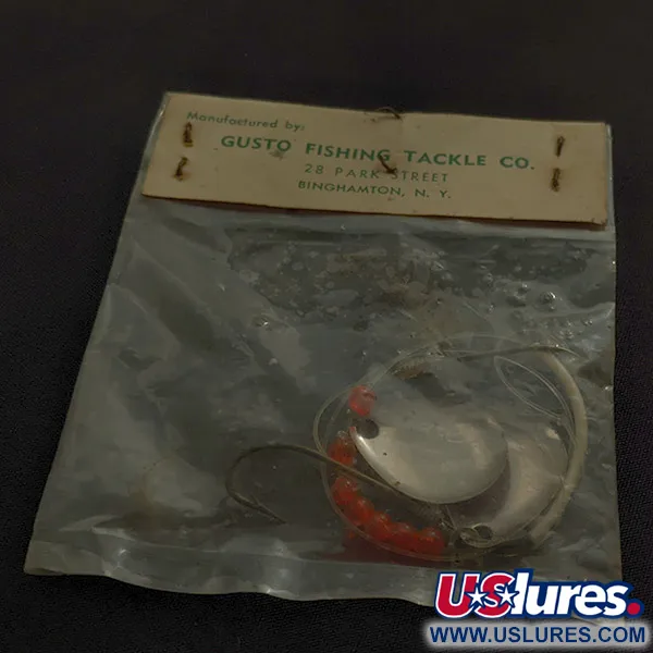 Gusto Dixie, 1/16oz (2g) rojo/amarillo, cucharilla #22975